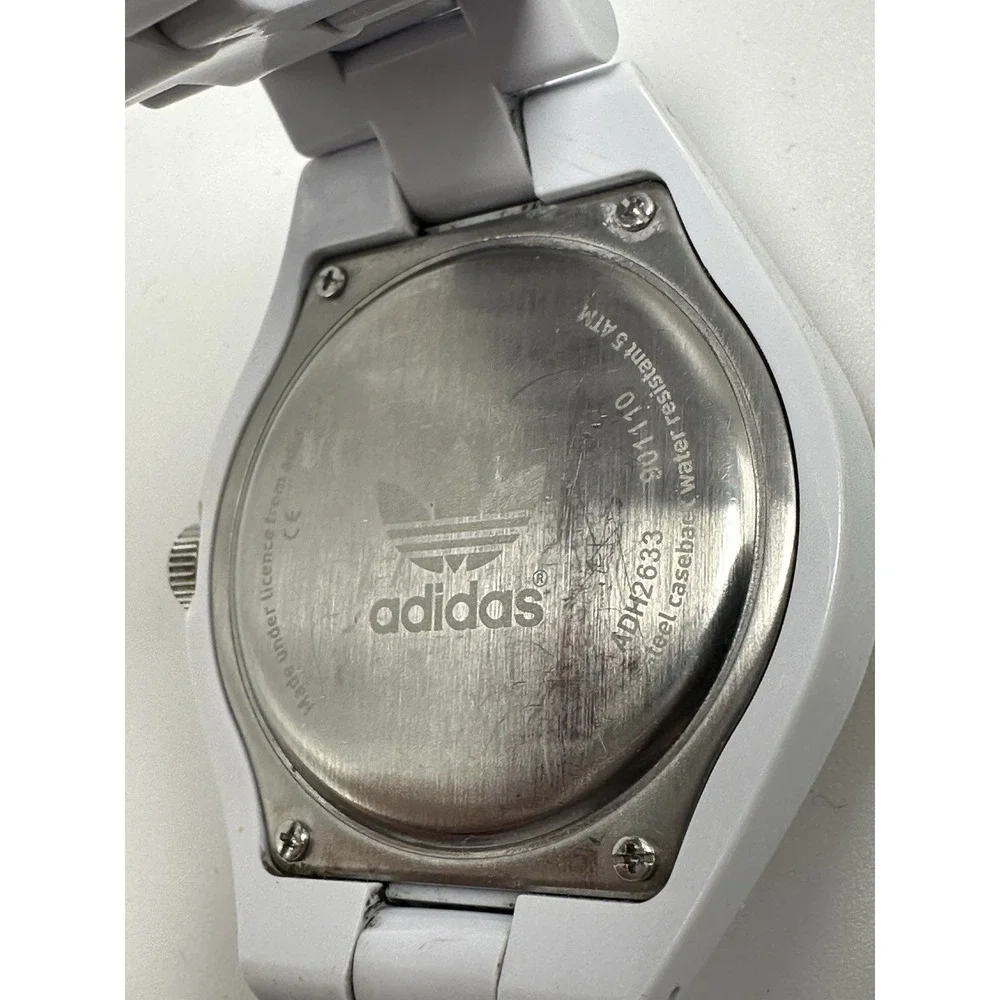 Adidas ADH2633 Rasta Mens Watch New Battery 47MM 8.5